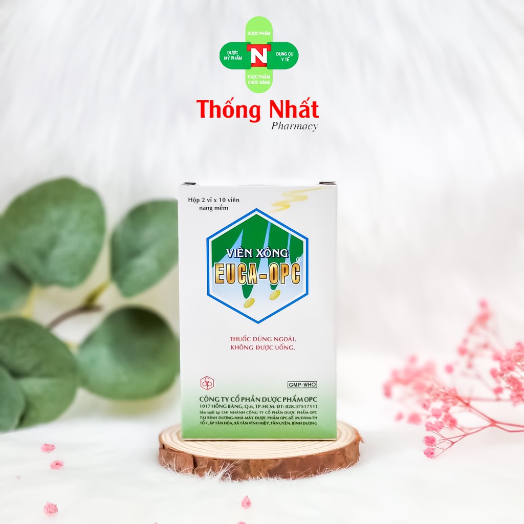 [CHÍNH HÃNG] - VIÊN XÔNG EUCA OPC HỘP 20 VIÊN