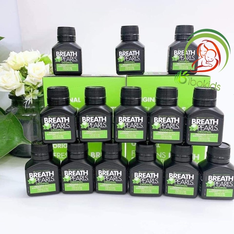 Viên thơm miệng thảo dược Breath pearls