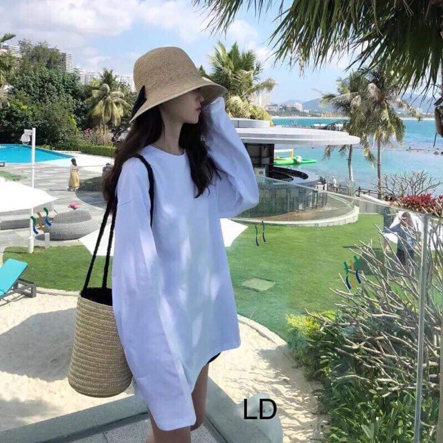 [FREESHIP ĐƠN TỪ 50K] Áo thun thụng trơn tay dài LDU0719