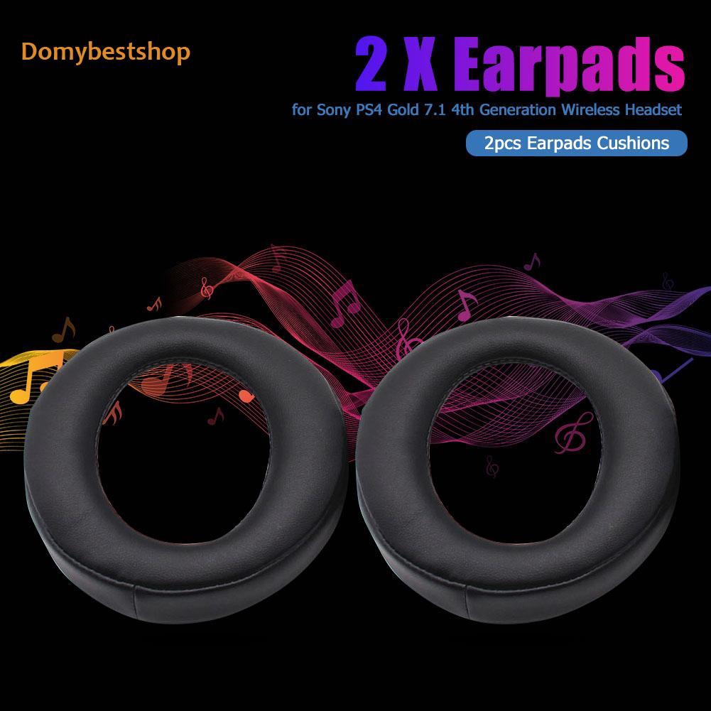 domybestshop➳2pcs for Sony PS4 Gold 7.1 4th Generation Wireless Headset Earpads Cushions