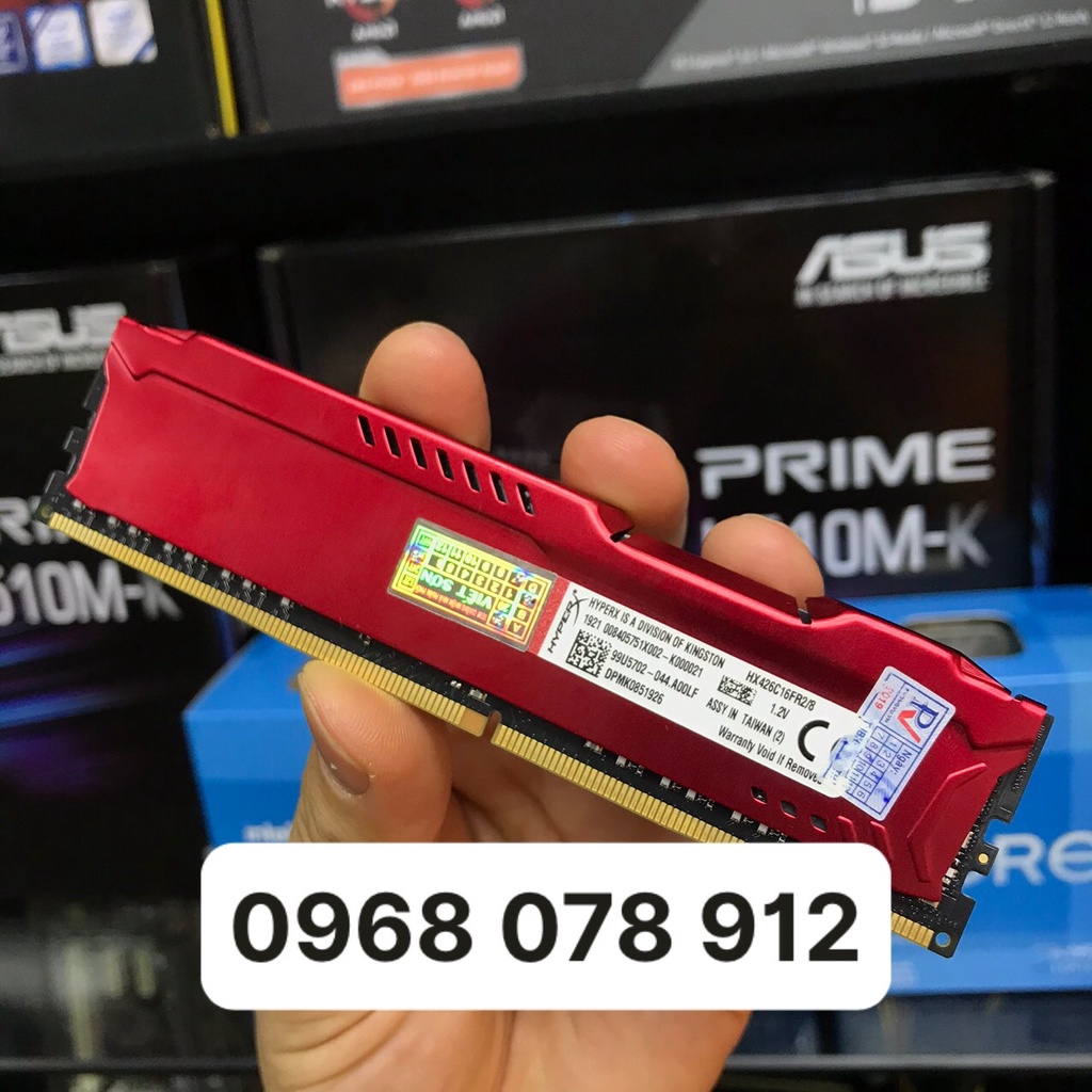 Ram DDR4 8GB Kingston HyperX bus 2666 - Bảo hành 03 Tháng