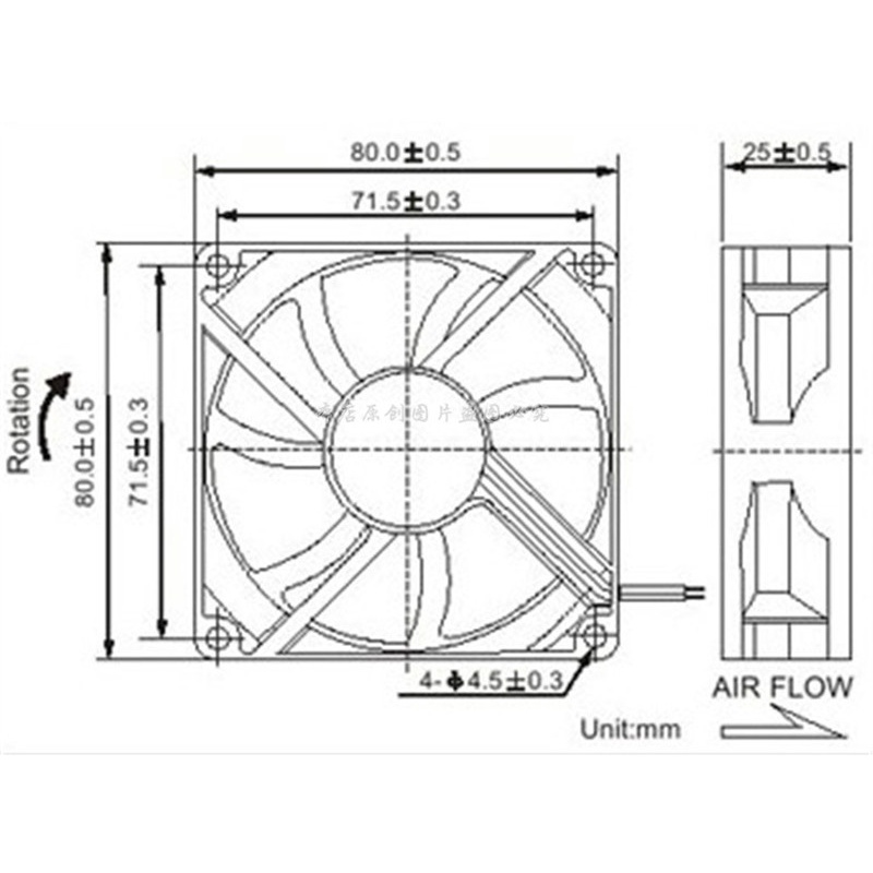 Quạt Tản Nhiệt CPU Máy Tính 3cm4cm5cm6cm7cm8cm9cm12cm 12V / 5V 0.2A