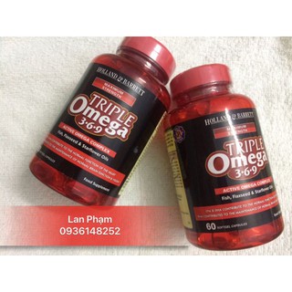 Triple Omega 3-6-9 tốt cho tim mạch, trị não