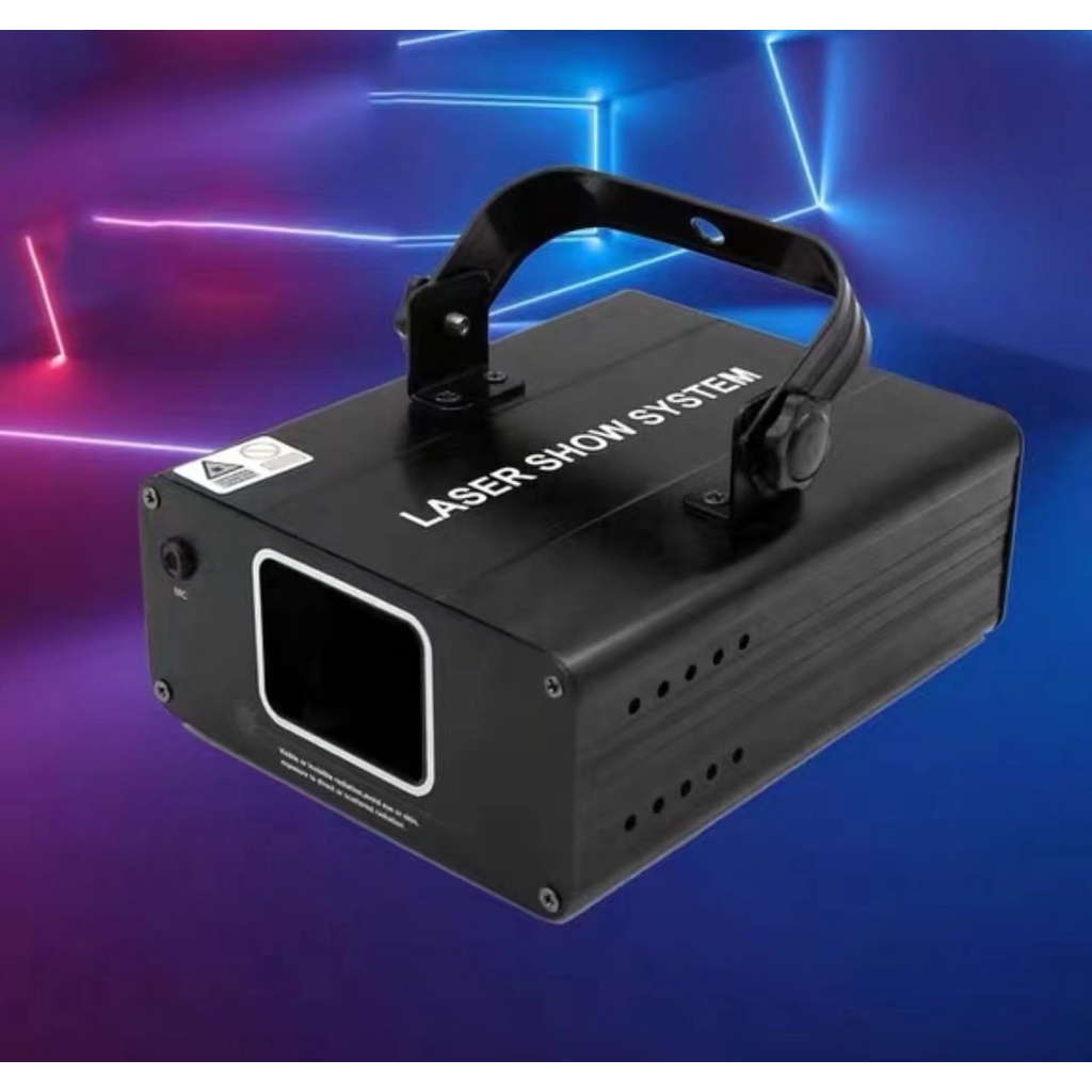 Đèn laser 1 Lỗ rgb Đường Viền laser Điều Khiển Bằng Giọng Nói / Đèn Nhạc 1 lubang rgb