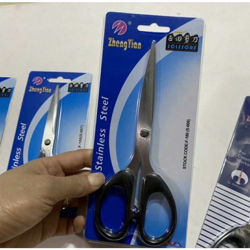 #Rẻ vô địch# Kéo thủ công, kéo cắt giấy văn phòng mũi nhọn nhiều kích thước - kéo thép sịn siêu sắc, không han gỉ loại 1