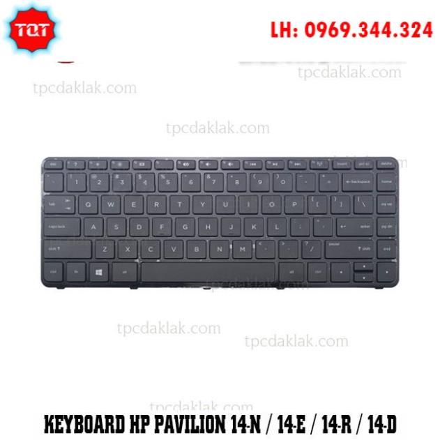 TQT Shop - Bàn phím Laptop HP Pavilion 14-N, 14-D, 14-E, 14-D, 14-R, 14-W, 14-G , 14-Z, 14Z | 9Z.N9GSQ.51E