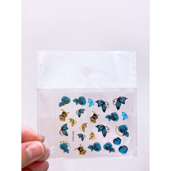 STICKER HOA / BƯỚM - XIE dụng cụ nail&amp;mi ♥️