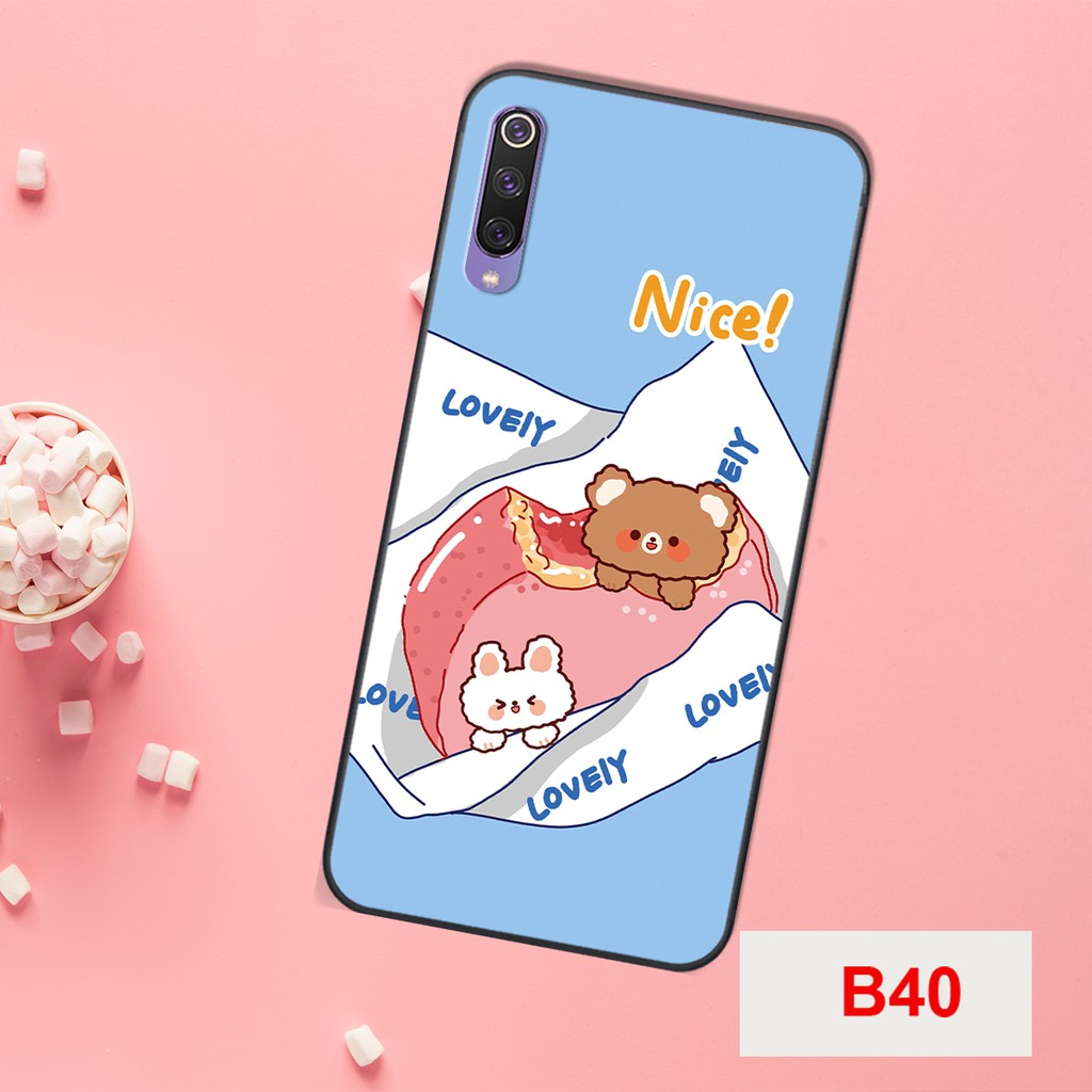 [FREESHIP] ỐP LƯNG XIAOMI MI 9/ MI 9 SE MẪU GẤU ĐẸP CUTE BẢO VỆ MẶT LƯNG MÁY TỐT