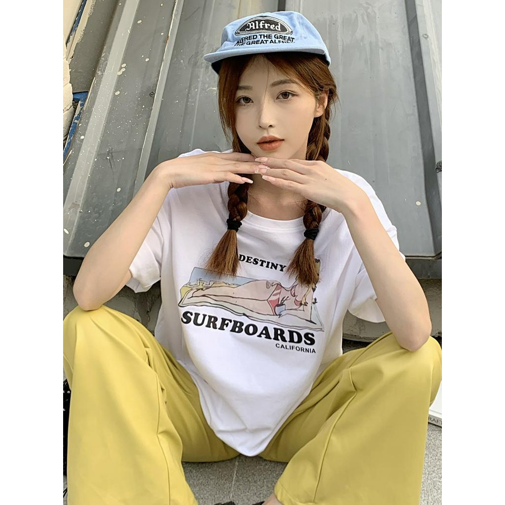 Áo Thun Ngắn Tay In Họa Tiết Phong Cách Mới Mùa Hè 61506