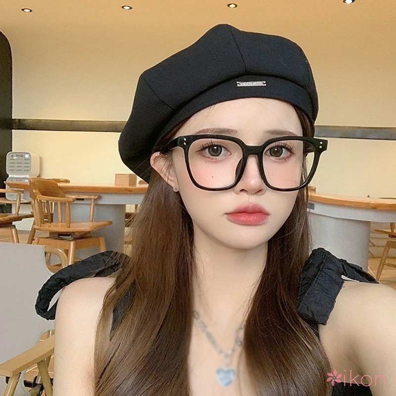 Mũ Beret Vải Hai Loại Phong Cách Hàn Quốc Mùa Xuân Thu