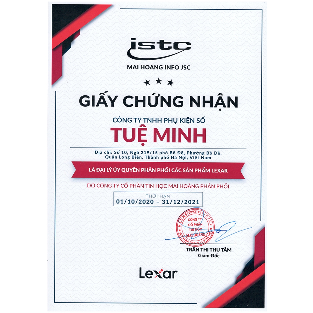 Thẻ nhớ MicroSDXC 256GB Lexar Class 10 U3 633x 95MB - Hàng phân phối chính hãng