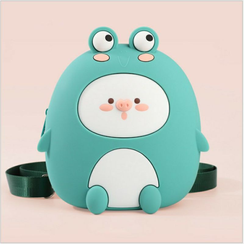 Túi đeo chéo silicone nhiều kiểu dáng dễ thương cho bé - Giao mẫu ngẫu nhiên