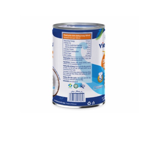 Nước cốt dừa tươi Vietcoco - Lon 400ml