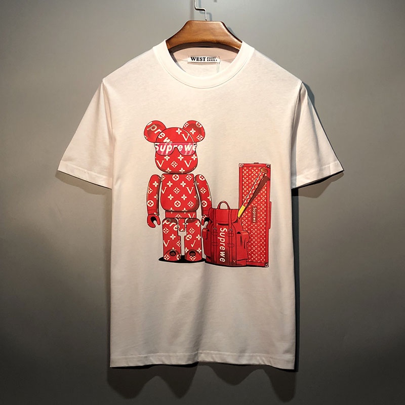 ( Hàng Mới - Hot ) Áo Phông Gấu Cặp In 5D Bản Lớn Siêu Hot, Cotton Mịn Siêu Lửa Hừ 2022