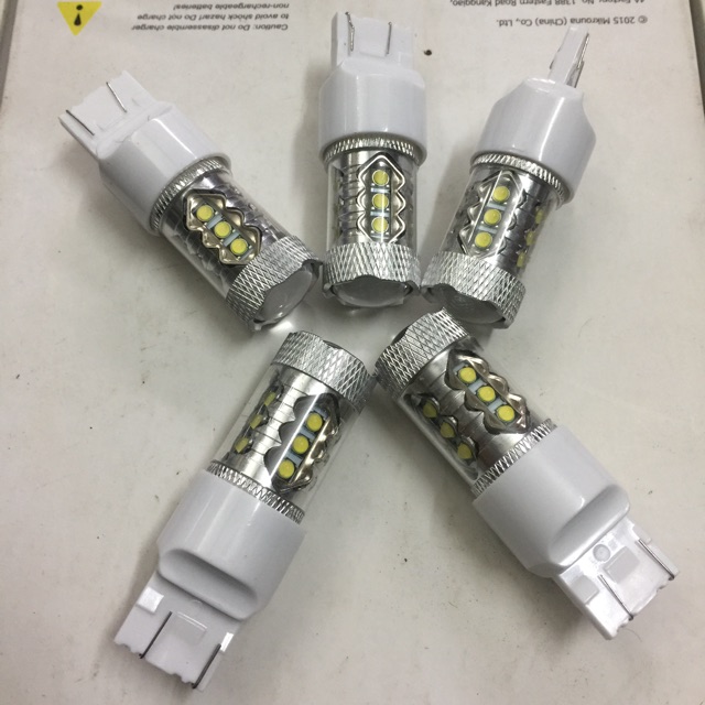 Bóng đèn led T20 phanh Cree 80w ( 2 chân, 2 tóc , găm to)