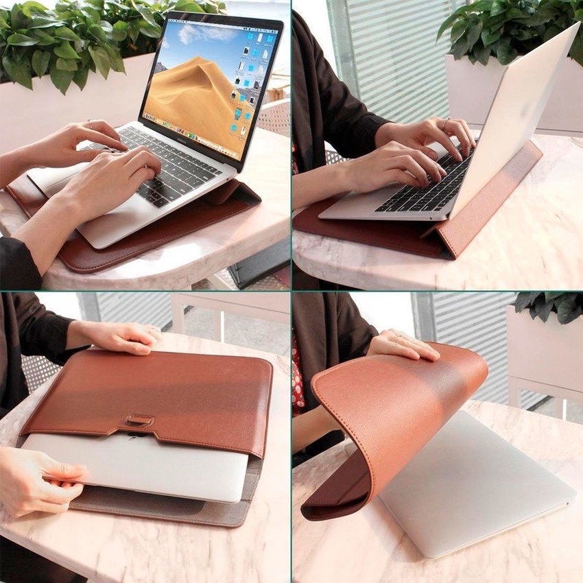 Ốp Lưng Da Pu Cho ASUS Zenbook Pro 16X Flip Duo Vivobook S Go Chromebook ROG Zephyrus 11 / 12 / 13 / 15 / 16 Inch