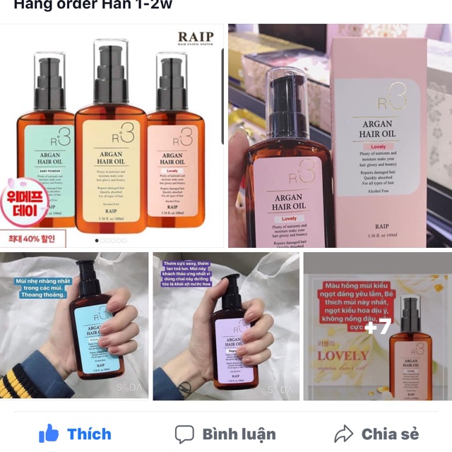 Dầu dưỡng tóc argan 120