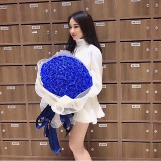 Bó hoa sáp 99/100 bông các màu (Khách inbox chọn màu)