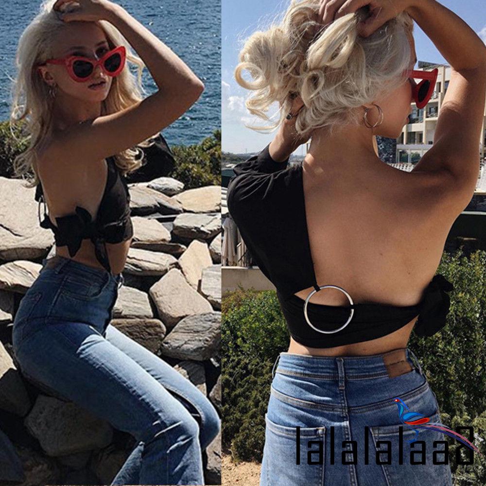 Áo tank top lệch vai hở lưng gợi cảm | BigBuy360 - bigbuy360.vn