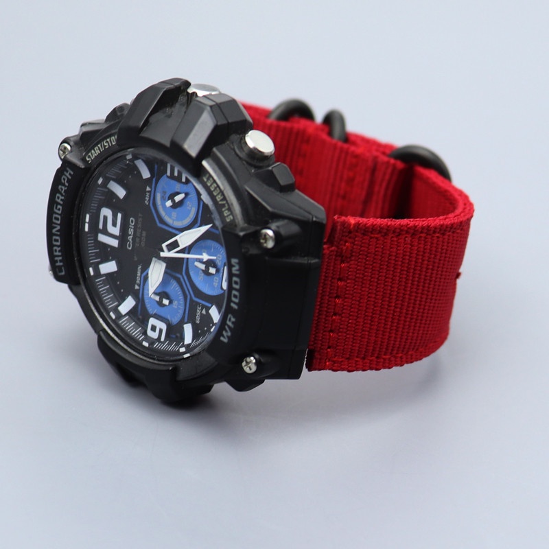 Dây Đeo Bằng Vải Nylon 16mm Cho Đồng Hồ Casio G-SHOCK GM-110 GM-2100 GA-900 GA-100/110 700 ga2100 DW5600
