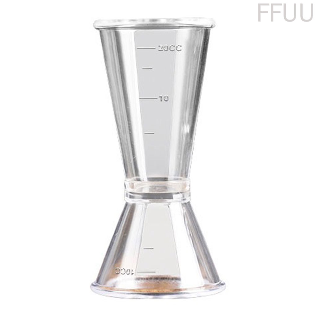 Cốc đo lường bằng nhựa trong suốt dùng pha trà/cà phê/quán bar FF86