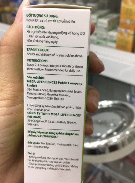 ✅ Eugica xịt họng giảm ho, viêm họng, date xa