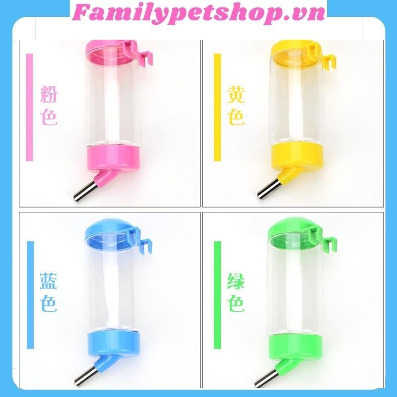 Bình nước cho chó mèoBình nước tự động gắn chuồng 400mlFamilyPetshop.vn
