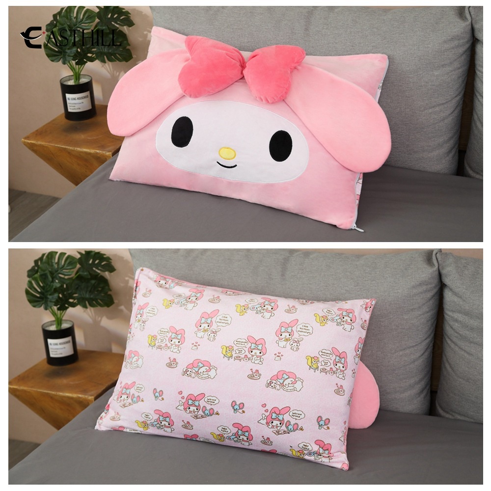 Vỏ Gối Nhồi Bông Hình Nhân Vật Kuromi Cinnamoroll Dễ Thương 50X70CM