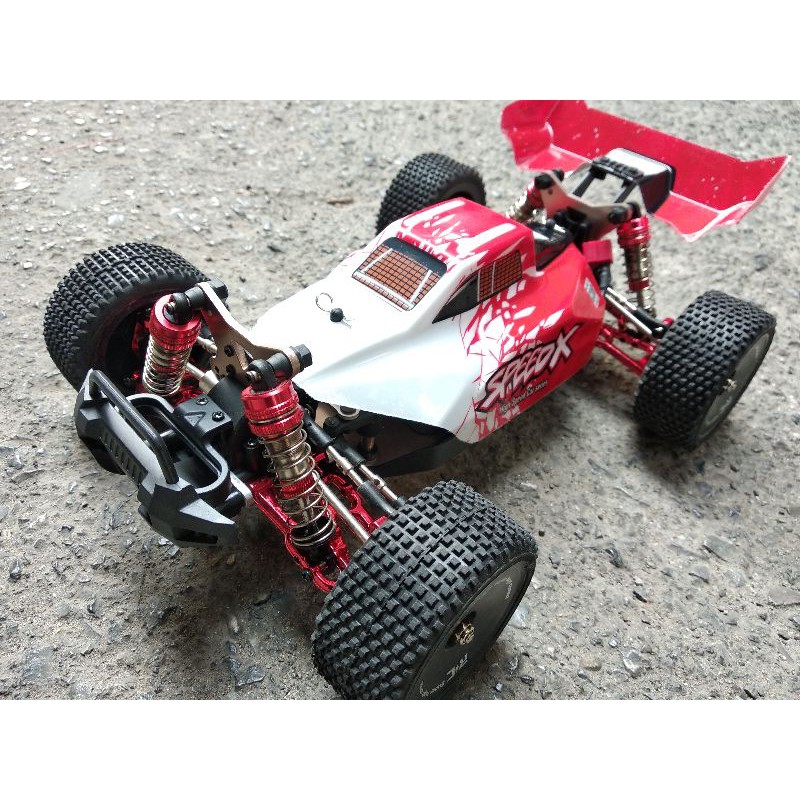 XLF F16 F-16 Xe điều khiển từ xa RC 4WD F 16 Buggy speedX 60 km/h full khung gầm kim loại F17 F-17 F 17 WLtoys XK 144001