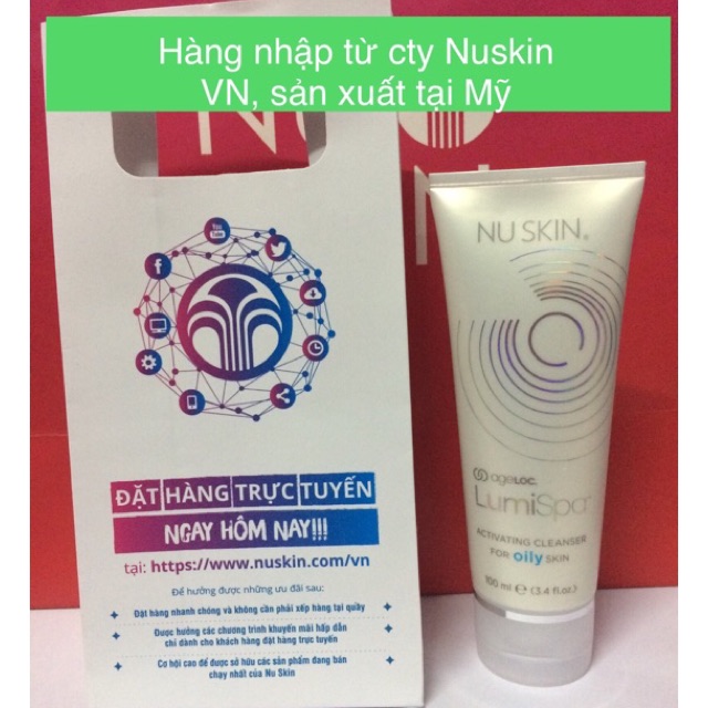 Sữa rửa mặt Lumispa Nuskin cho từng loại da