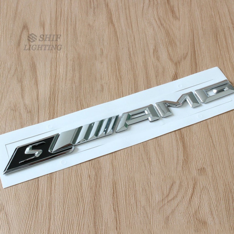 Logo ABS dán trang trí cho xe hơi Mercedes AMG