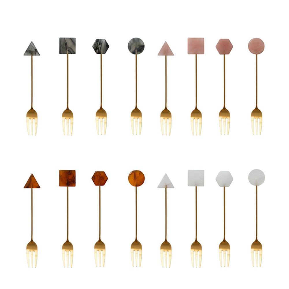 Nĩa Ăn Trái Cây / Trà / Cà Phê Kích Thước Nhỏ Dùng Làm Đạo Cụ Chụp Ảnh