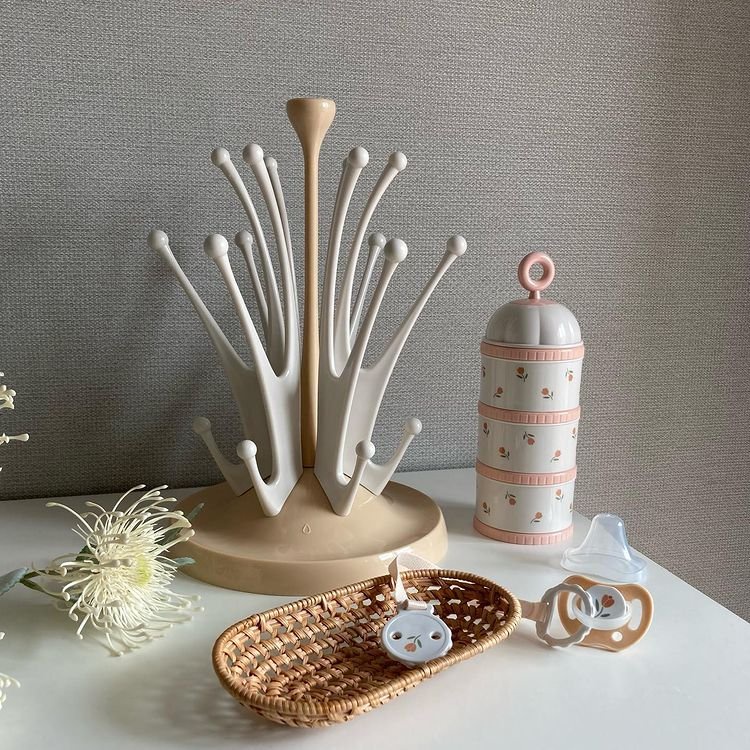 Gía úp bình sữa đa năng Drying Rack TGM chính hãng Hàn Quốc |Giá để bình sữa, đồ dùng pha sữa cho bé|