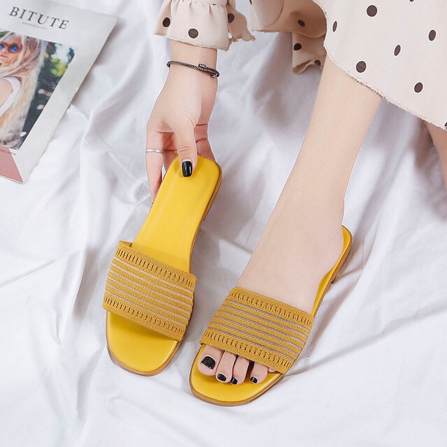 Sandal NữFREESHIPDép Nữ Quai Vải Bản To