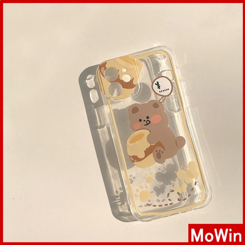 Ốp Điện Thoại Silicon Trong Suốt Viền Vuông Chống Sốc Cho iPhone 13 Pro Max iPhone 12 Pro Max iPhone 11 iPhone 7 Plus