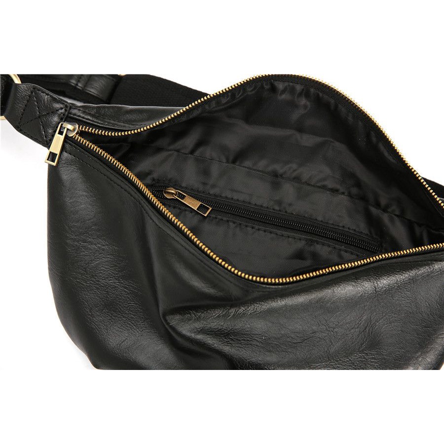 Túi đeo chéo Nam nữ EW da PU, túi đeo ngực thể thao 2 ngăn lớn thời trang Unisex phong cách Hàn Quốc GATE6 - 9943