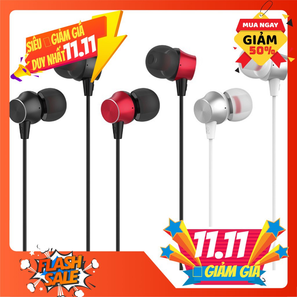 Tai nghe HOCO M51 có dây kèm mic, Jack 3.5 mm