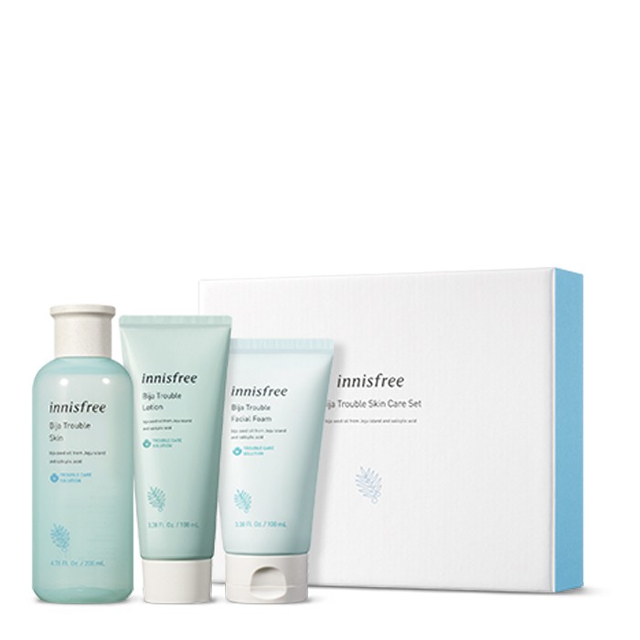 Sữa Dưỡng Cho Da Mụn Sưng Đỏ Khẩn Cấp Innisfree Bija Trouble Lotion 100ml