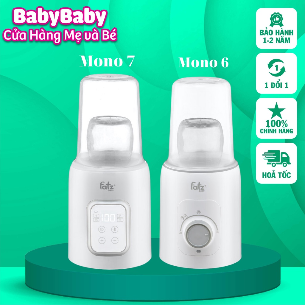Máy hâm sữa và tiệt trùng siêu tốc Fatzbaby