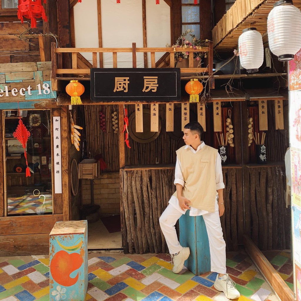 ÁO KHOÁC GHILE KEM BEIGE