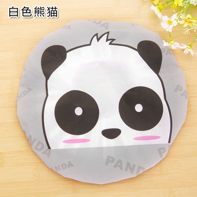 Mũ Tắm Dày Dặn Chống Dầu Chống Khói Kiểu Hoạt Hình Nhật Bản Dễ Thương Cho Nữ