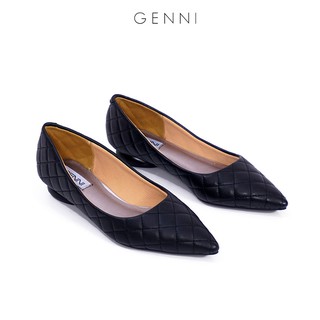 Giày bệt trơn ô trám ge430 - genni