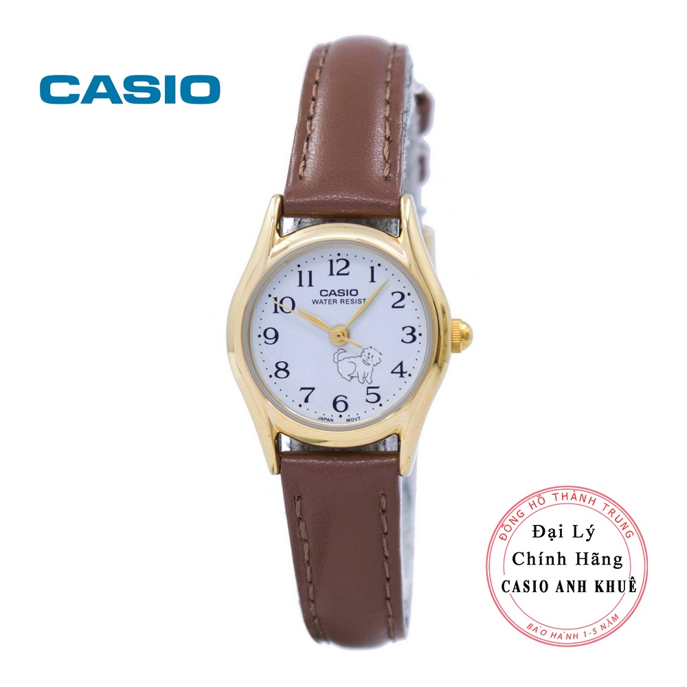 Đồng hồ nữ Casio LTP-1094Q-7B7RDF dây da mặt nhỏ