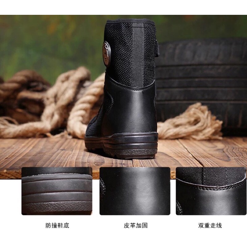 Giày Boot LÍNH MỸ SWAT Cao Cổ Phong Cách Quân Đội (HÀNG ORDER)