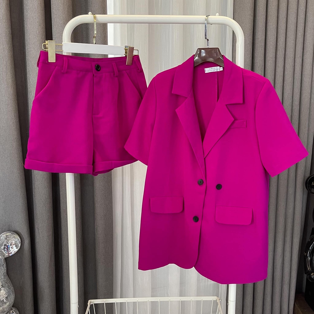 Áo vest nữ công sở tay ngắn, Quần short nữ nhiều màu phong cách hàn quốc ( A2 )