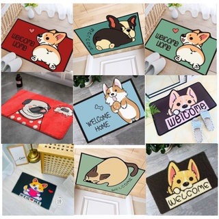 Thảm lau chân hình thú cute gồm 19 mẫu chống trơn trượt 60x40 ( Được chọn mẫu )