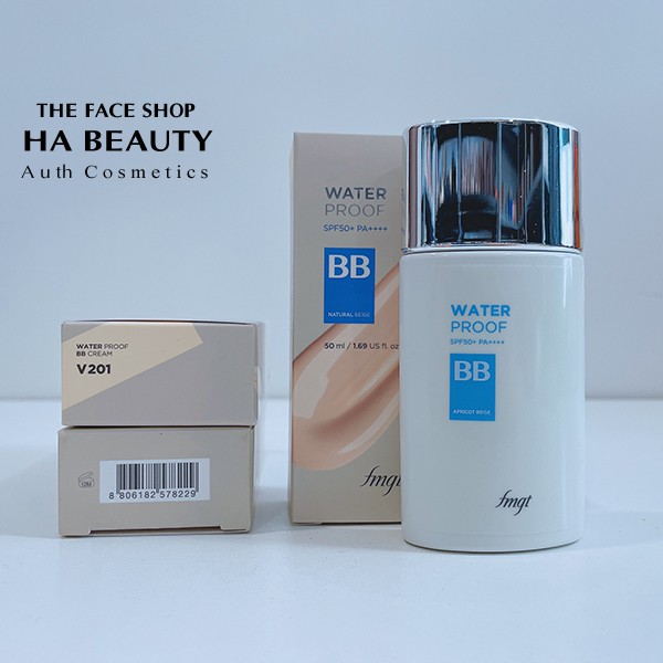Kem nền che khuyết điểm trang điểm đa năng lâu trôi chống nắng SPF50+PA+++ WaterProof BB The Face Shop 50ml | BigBuy360 - bigbuy360.vn