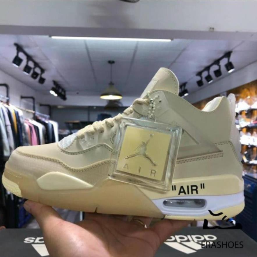 Giày Jordan 4 kem Full Box Phụ Kiện Bản SlÊU CẤP [Fullbox] | BigBuy360 - bigbuy360.vn