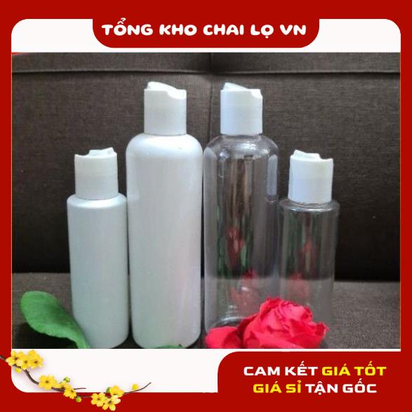 Chai Chiết Mĩ Phẩm ❤ SIÊU RẺ ❤ Chai nhựa pet nắp nhấn 250ml,200ml,150ml chiết mỹ phẩm , phụ kiện du lịch