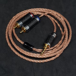 Dây cáp RCA ra 3.5mm đồng mạ bạc OFC